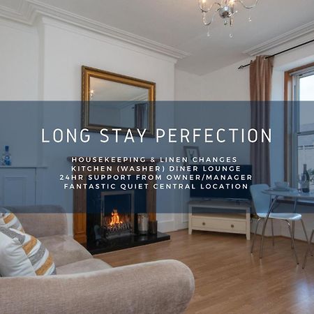 Dwellcome Home Ltd 1 Bed Apt, Half Mile To Union Street Yet Quiet, Free Parking, Fast Wifi, Ideal For Long Term Contractor, Etc Stays, Fully Equipped Kitchen, Regular Housekeeping Option - See Our Site For Assurance Aberdeen Eksteriør bilde